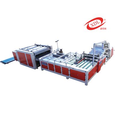 Smokeless knife cutting, sewing, printing and collecting machine