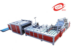 Smokeless knife cutting, sewing, printing and collecting machine