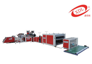 Woven bag cutting and sewing machine