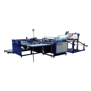 Woven bag cutting and sewing machine