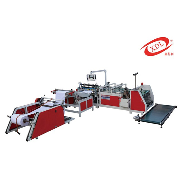 Woven bag cutting, sewing and printing integrated machine