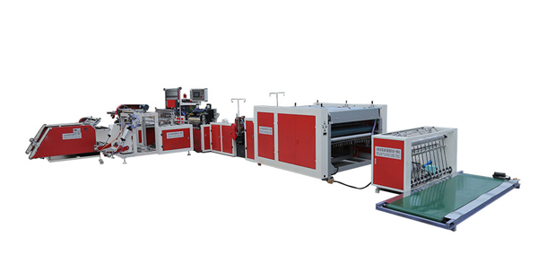 Electric woven bag cutting, sewing, printing and collecting machine Electric woven bag cutting, sewing, printing and collecting machine